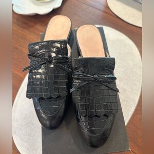 J. Crew Academy Loafer Kiltie Mule